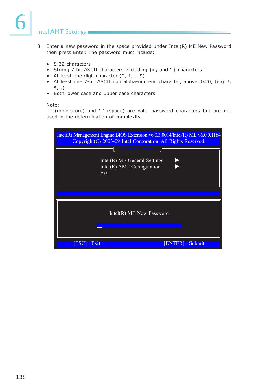 Intel amt settings | DFI PT631-IPM User Manual | Page 138 / 184