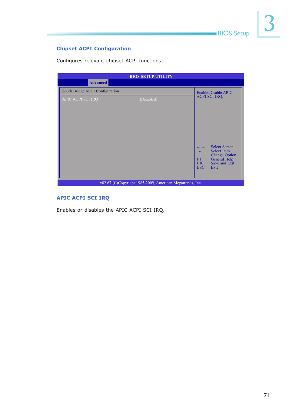 Bios setup | DFI PT631-IPM User Manual | Page 71 / 184