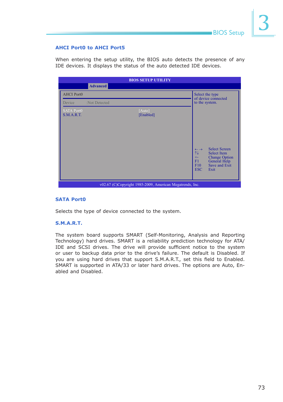 Bios setup | DFI PT631-IPM User Manual | Page 73 / 184