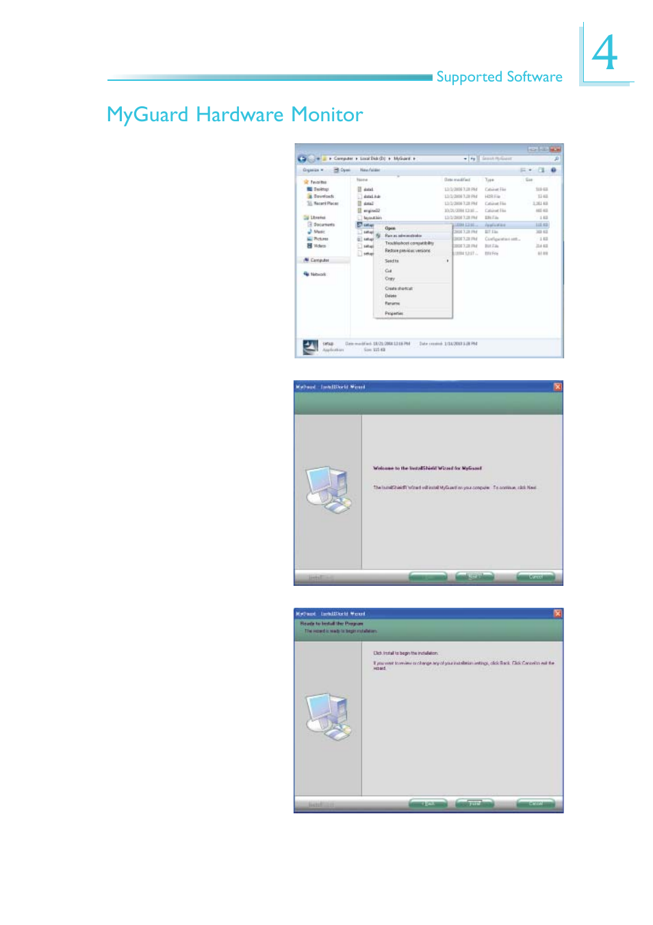 Myguard hardware monitor | DFI SB630-CRM User Manual | Page 119 / 183