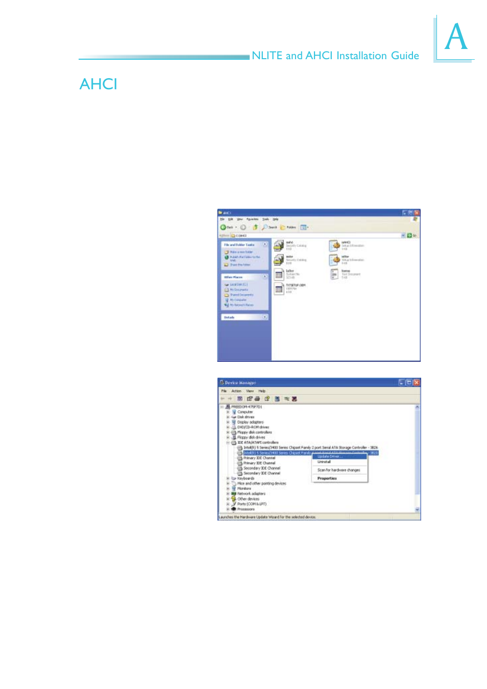 Ahci | DFI SB630-CRM User Manual | Page 173 / 183