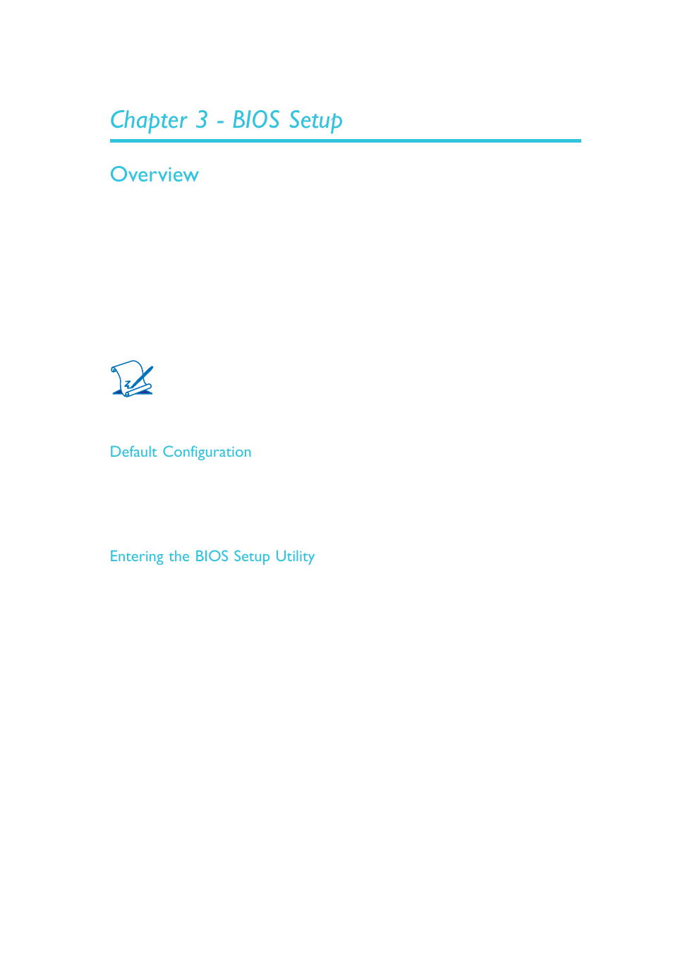 Chapter 3 - bios setup, Overview, Entering the bios setup utility | DFI SB630-CRM User Manual | Page 67 / 183