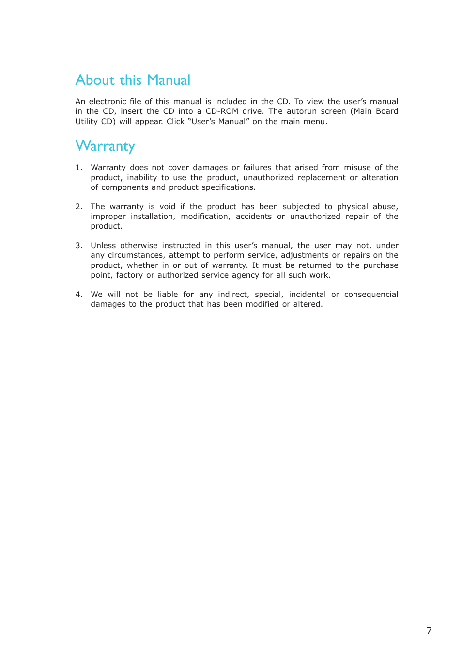 About this manual, Warranty | DFI SB630-CRM User Manual | Page 7 / 183