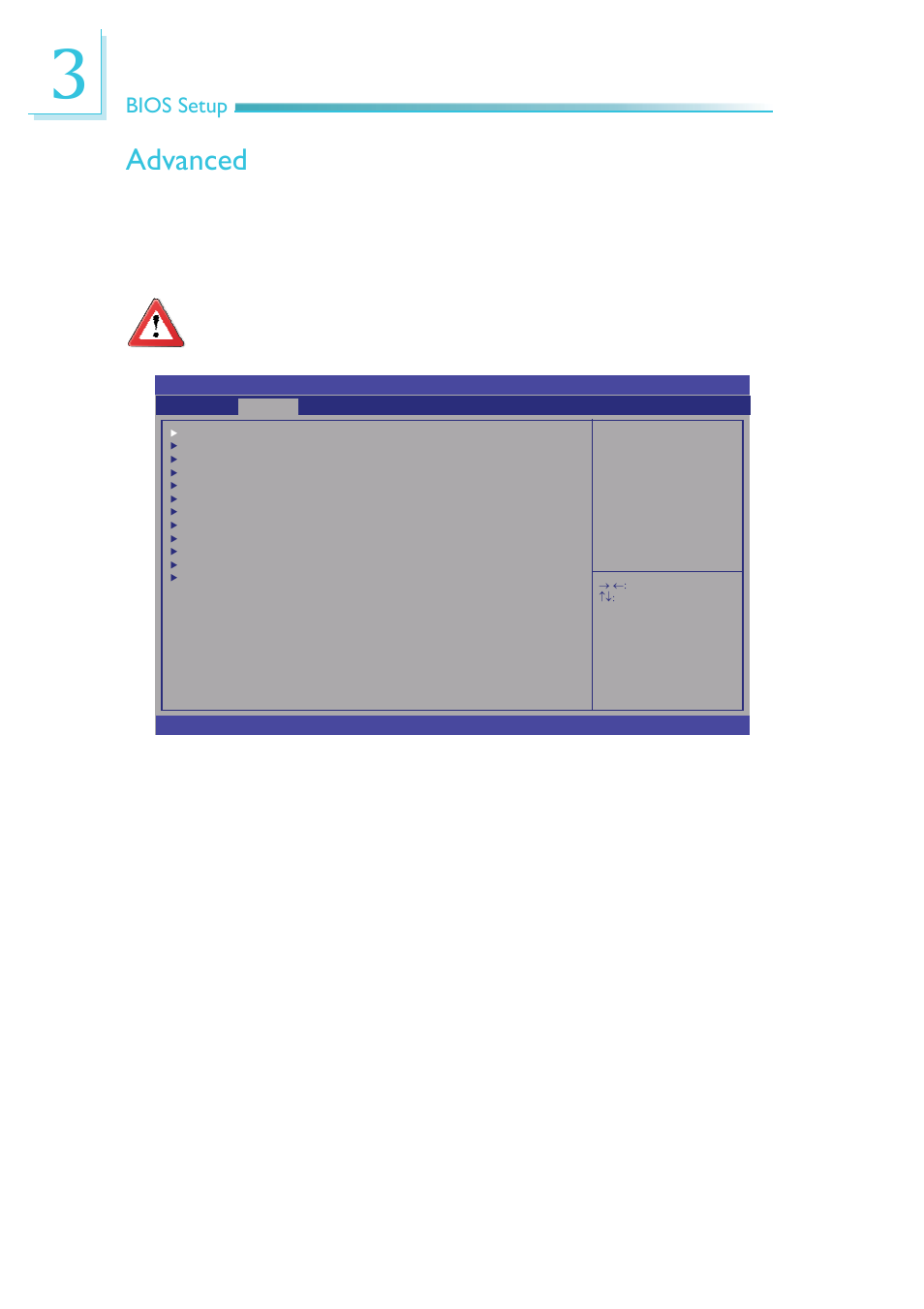 Advanced, Bios setup | DFI SB630-CRM User Manual | Page 70 / 183