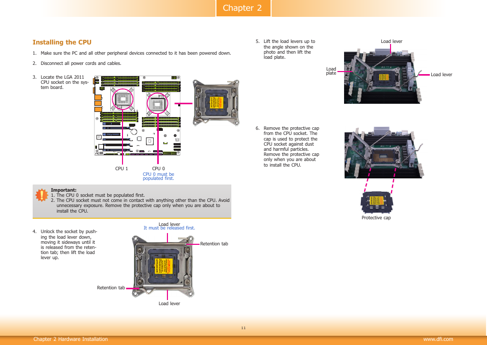 Chapter 2 | DFI RL830-C602/C604 User Manual | Page 11 / 67