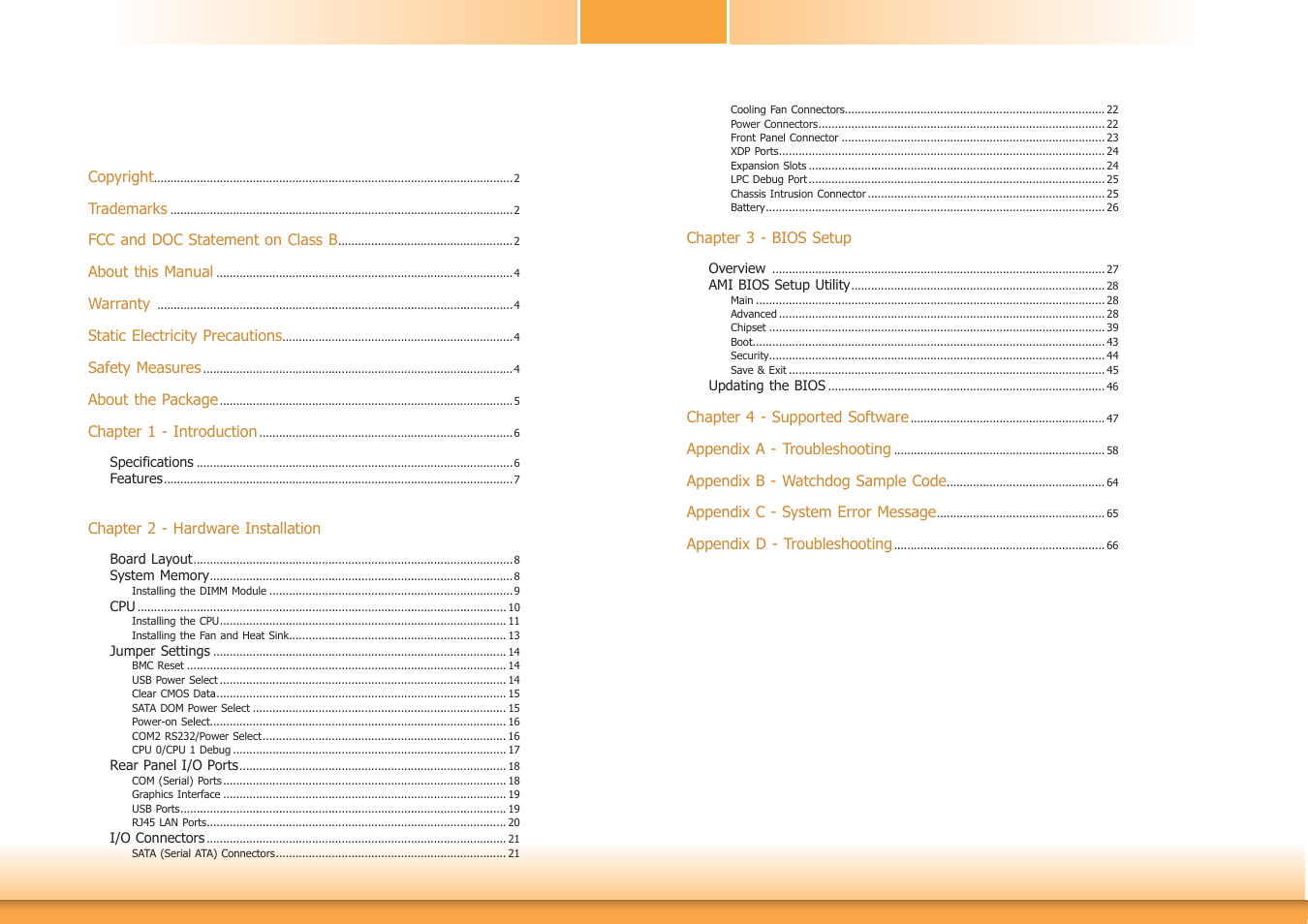 DFI RL830-C602/C604 User Manual | Page 3 / 67