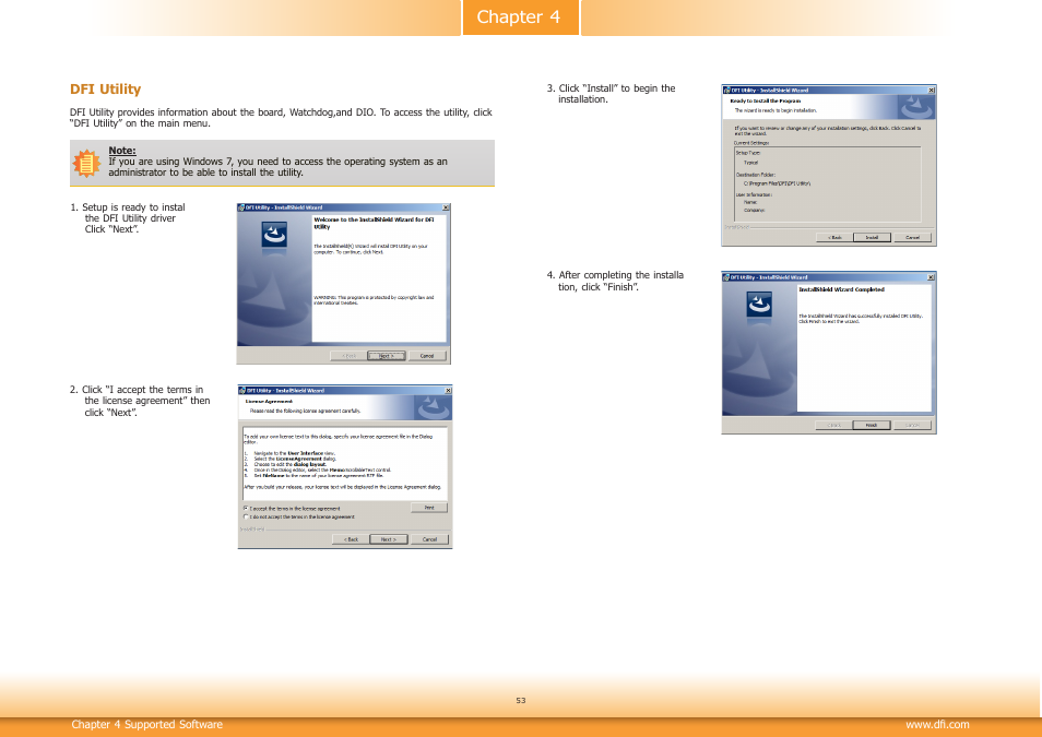 Chapter 4 | DFI RL830-C602/C604 User Manual | Page 53 / 67