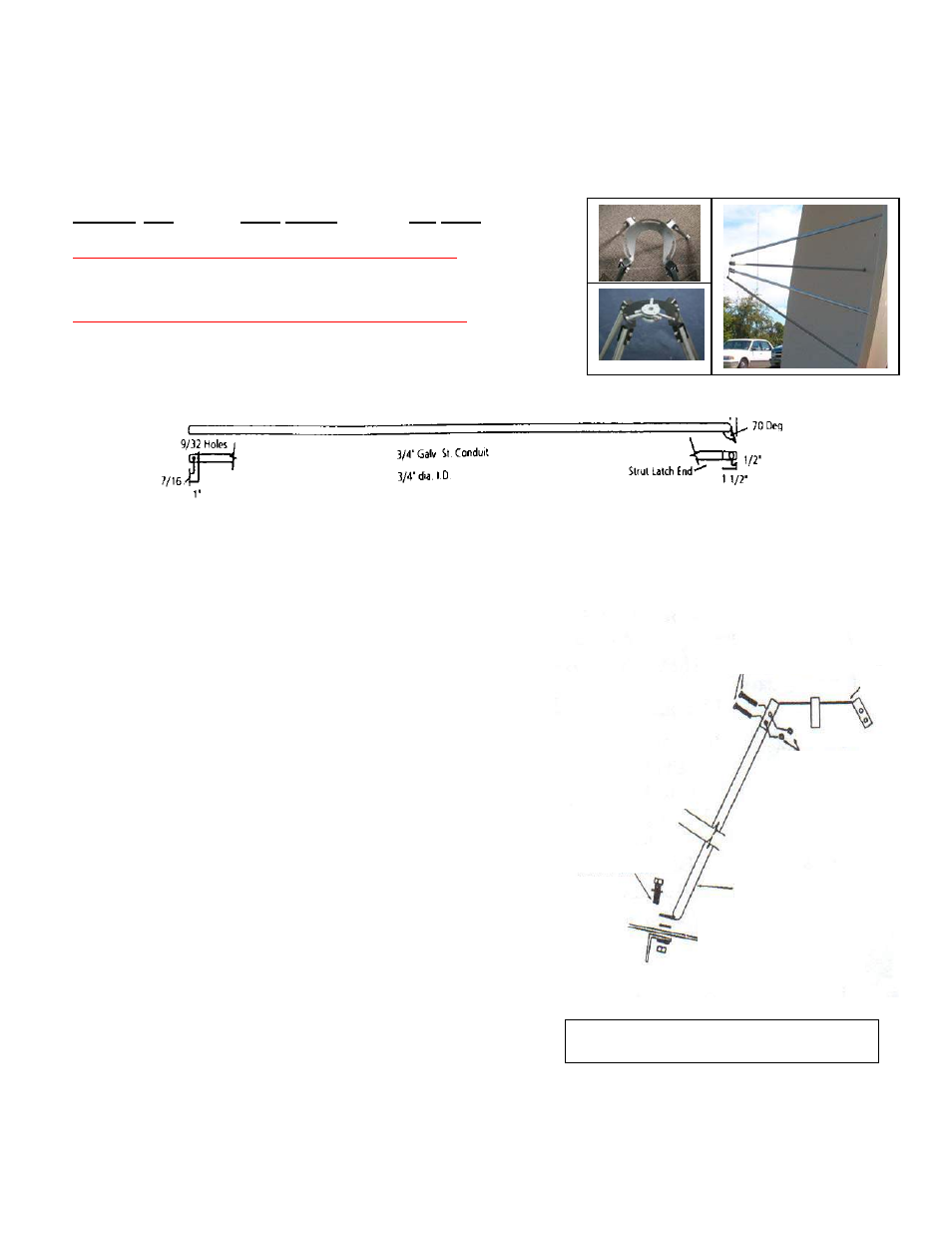Preparing the feed assembly | DH Satellite GIBRALTER IV MOUNT User Manual | Page 12 / 18