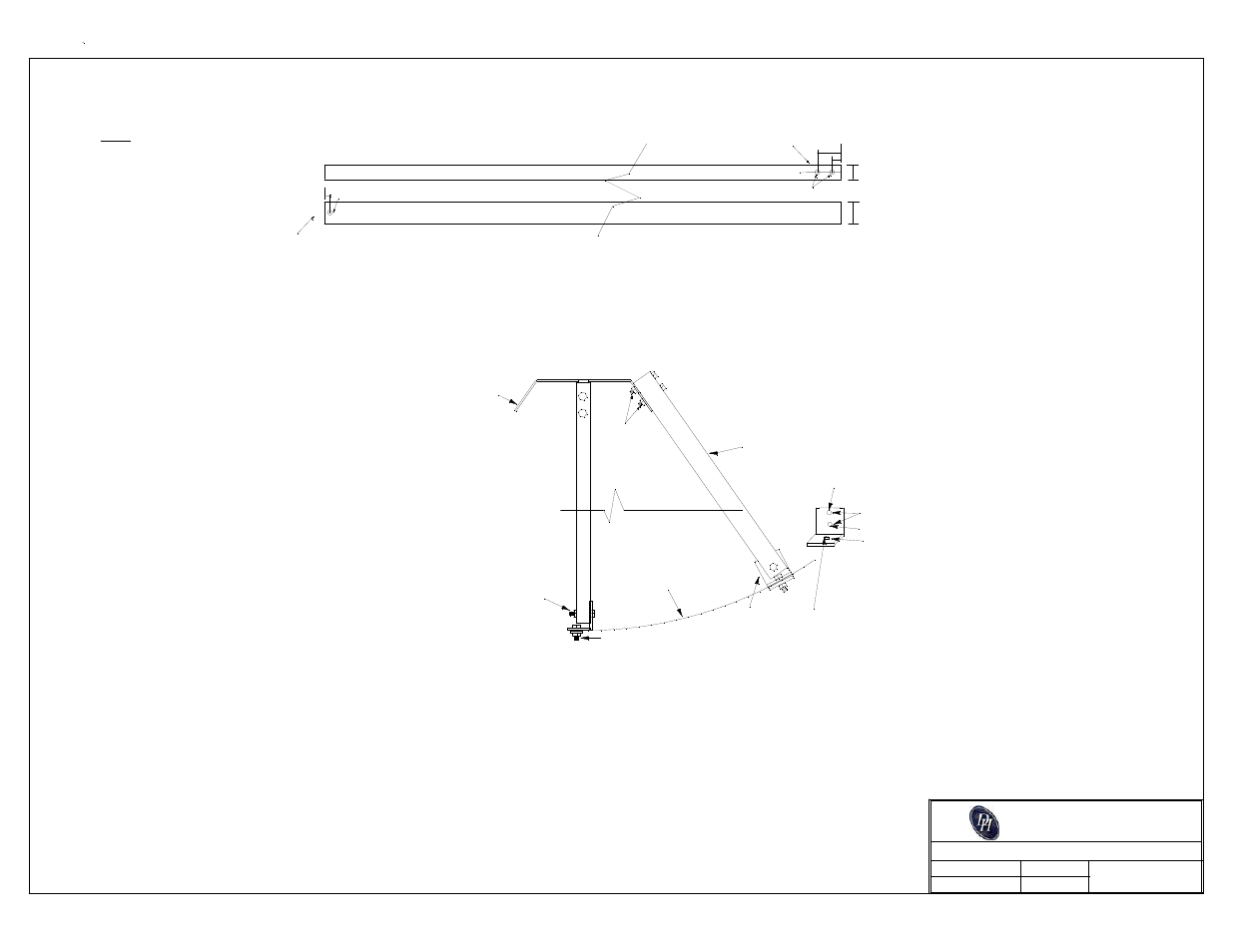 Page 11, Feed struts 2" x 2" angle brackets antenna, 1/2" x 3" bolt | DH Satellite 60 Horizon to Horizon/Powered Dec User Manual | Page 16 / 23