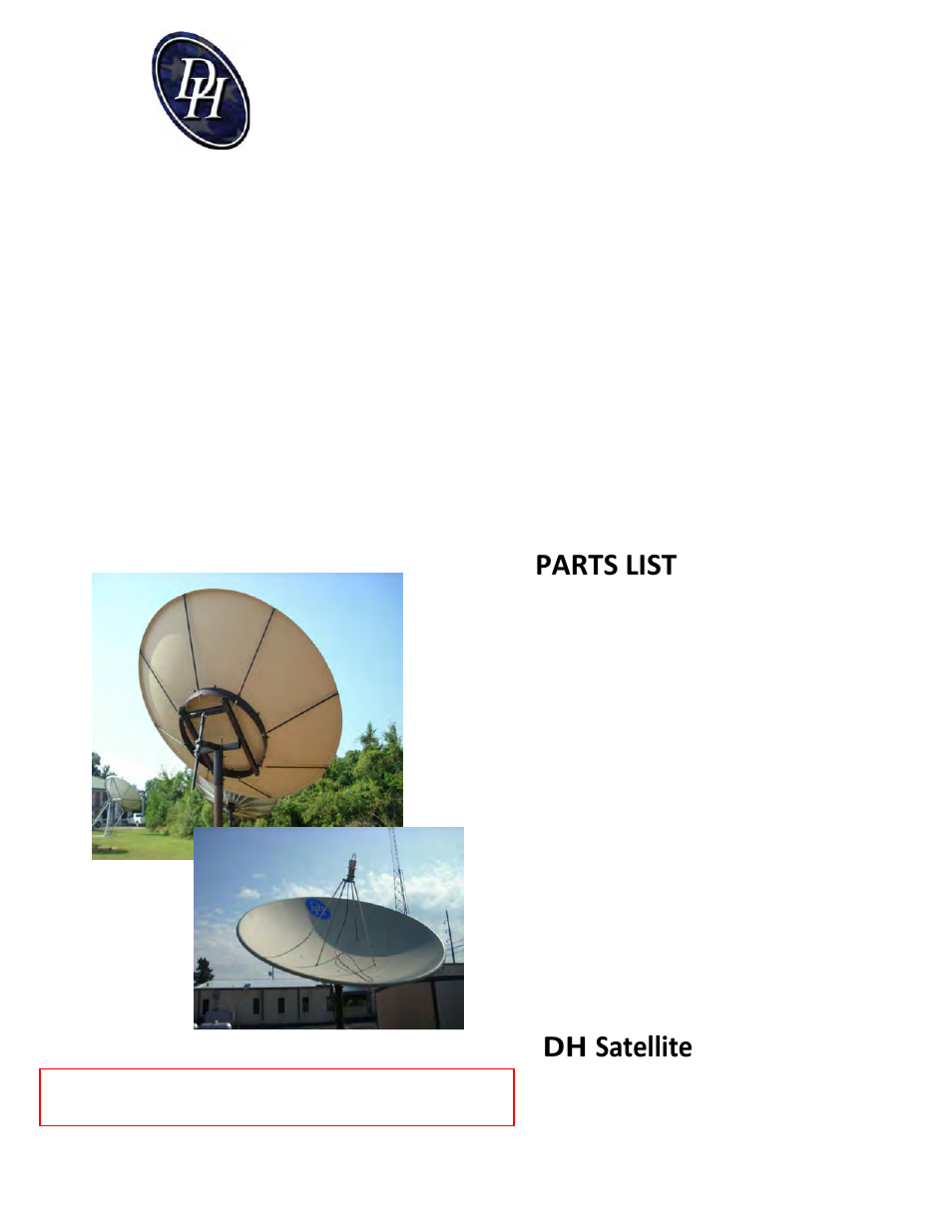 DH Satellite 60 Fixed Az-El Mount User Manual | 21 pages