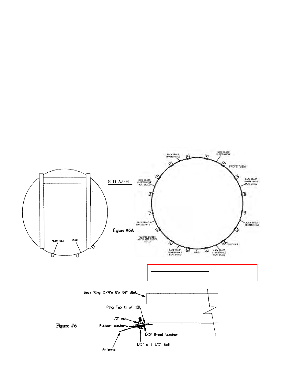 Preparing the mount to receive the antenna | DH Satellite 60 Fixed Az-El Mount User Manual | Page 12 / 21