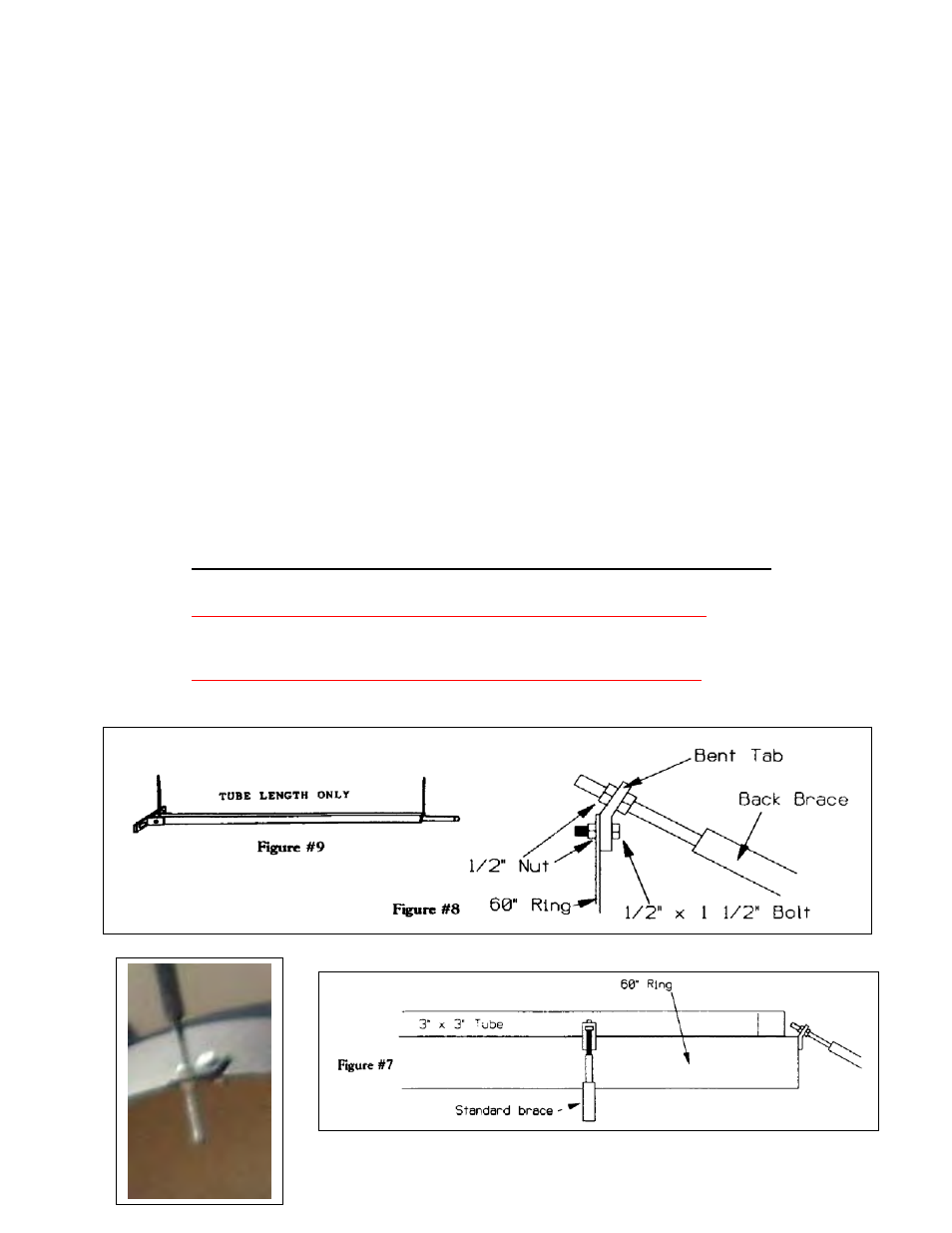 Assembling, Installing the back brace | DH Satellite 60 Fixed Az-El Mount User Manual | Page 13 / 21