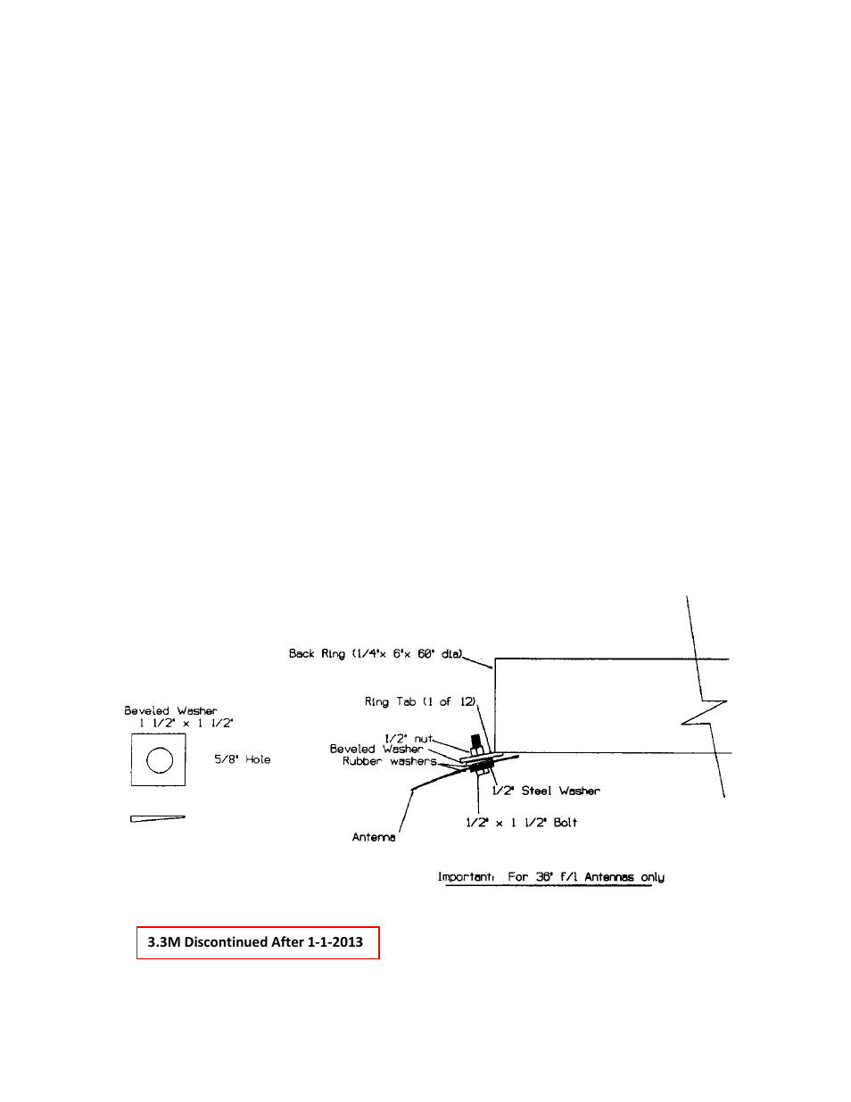 Important, If you have, A 36 | Please handle the antenna very carefully, Purchased | DH Satellite 60 Fixed Az-El Mount User Manual | Page 2 / 21