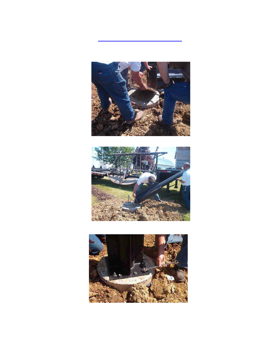 Installing base post | DH Satellite 1PC or 4PC 3m, 3.7m, & 3.8m  48 Polar/Fixed Mount User Manual | Page 3 / 18