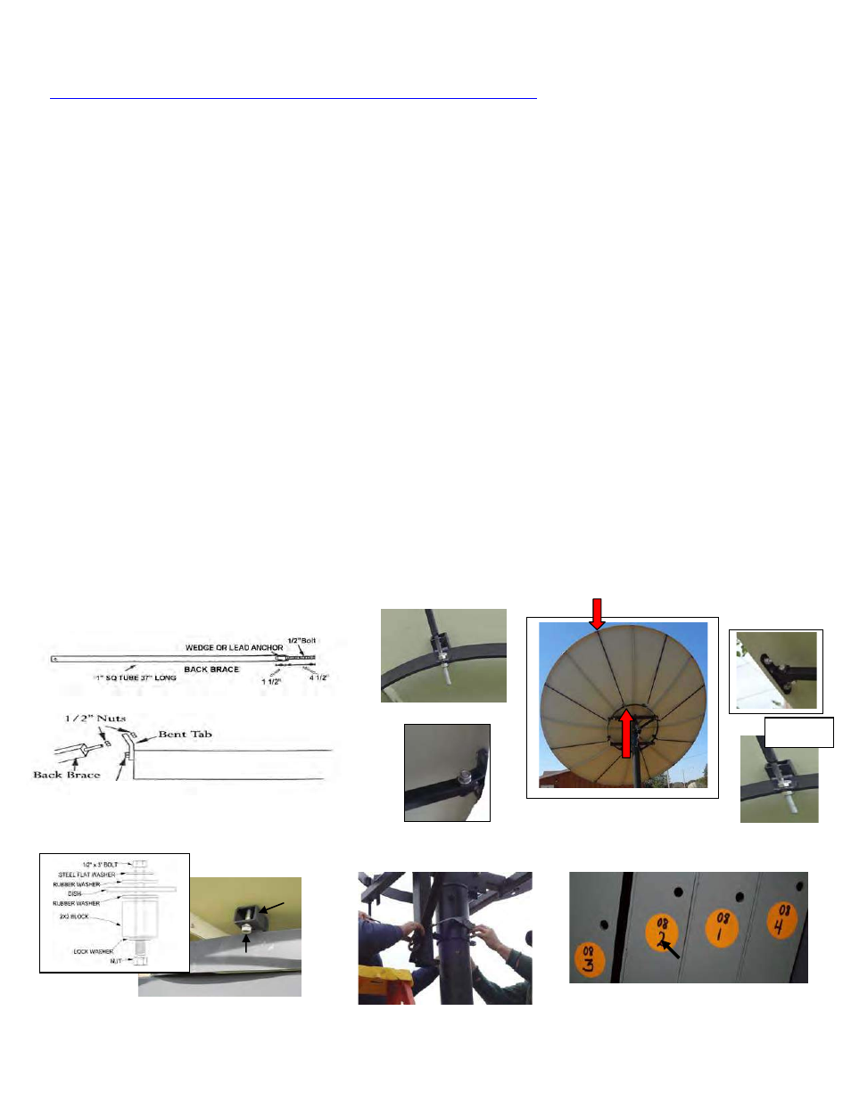 DH Satellite 1PC or 8PC 4.2m  &  4.5m 48 Polar/Fixed Mount User Manual | Page 6 / 15