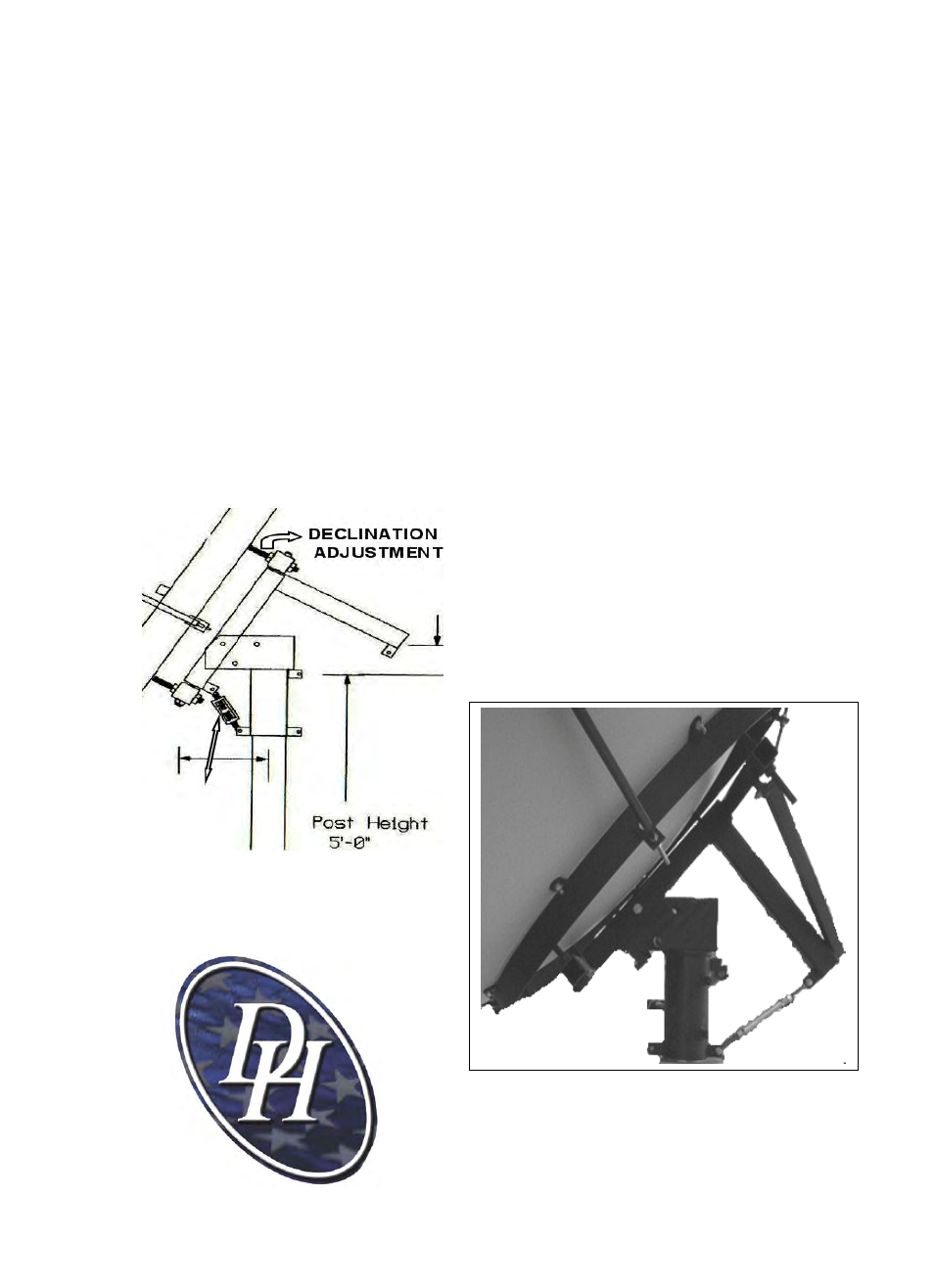 48 prl instruction 3, Assemble ring to base can, Assembling the turnbuckle | DH Satellite 3M 1 PC Ant 48 Polar or Fixed Series User Manual | Page 3 / 10
