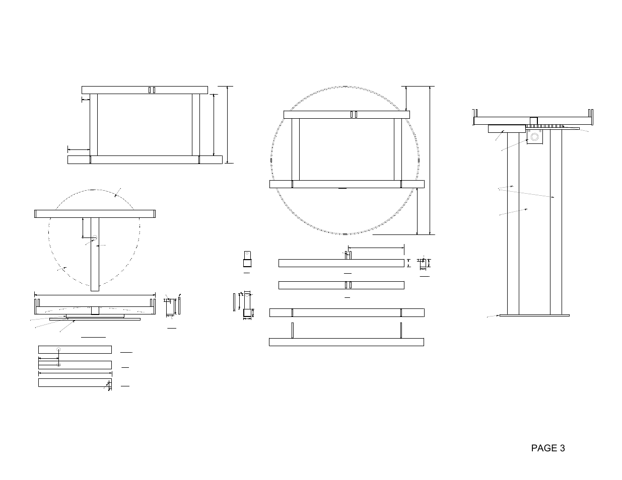 03gemini mount dp parts, Gibralter gemini dual az-el mount, Page 3 | Dh satellite | DH Satellite Gibralter Ge-Mini User Manual | Page 3 / 10