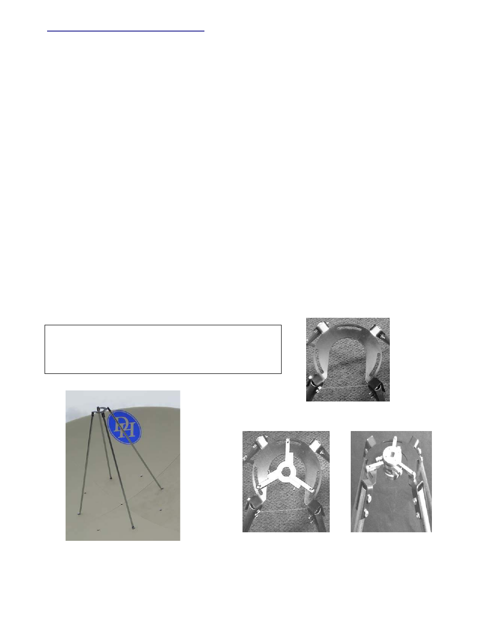 Preparing the feed assembly | DH Satellite Gibralter Gemini Sectional Antenna Mount User Manual | Page 10 / 13