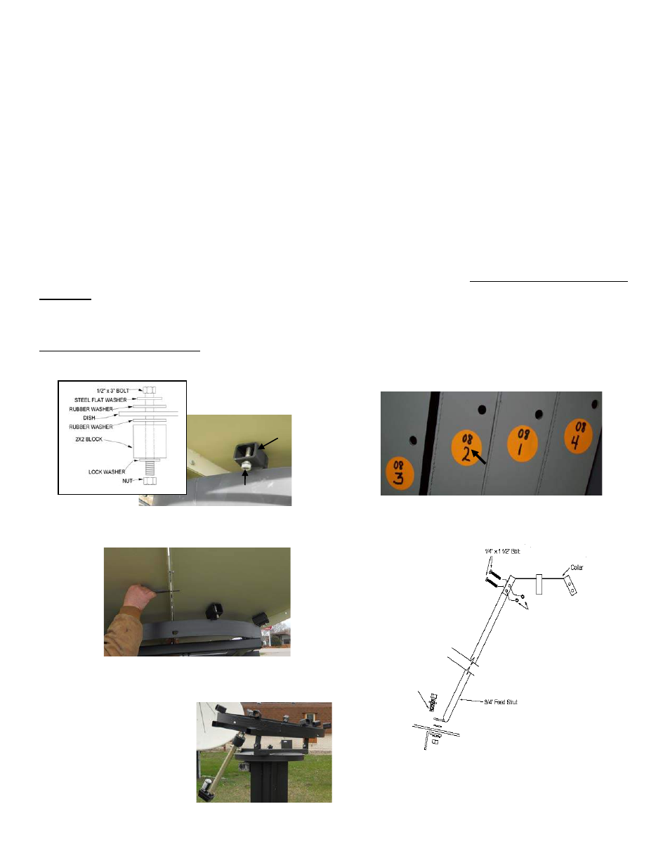 DH Satellite Gibralter Gemini Sectional Antenna Mount User Manual | Page 8 / 13