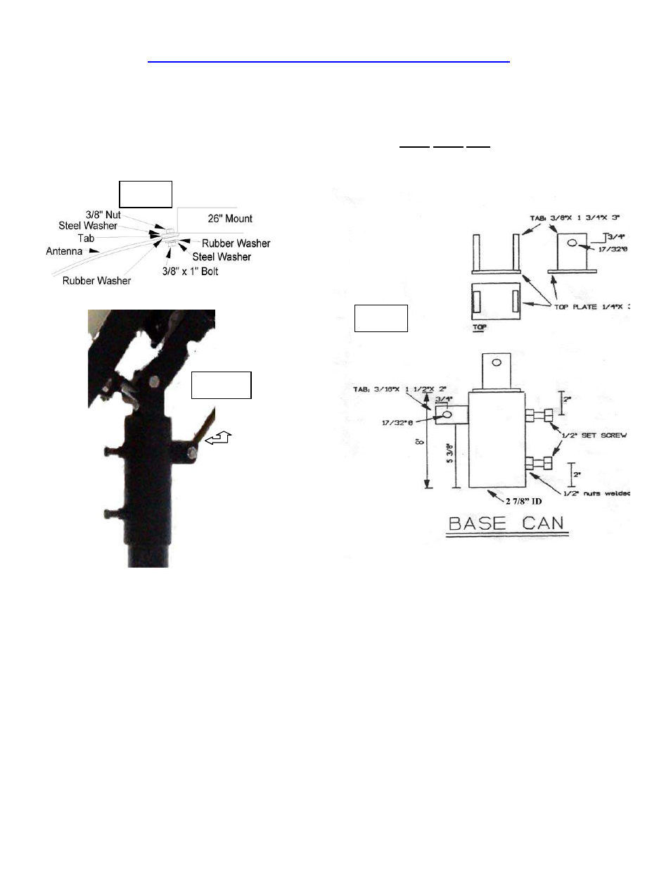 Attaching the antenna to the ring | DH Satellite 26 Polar Series User Manual | Page 6 / 9