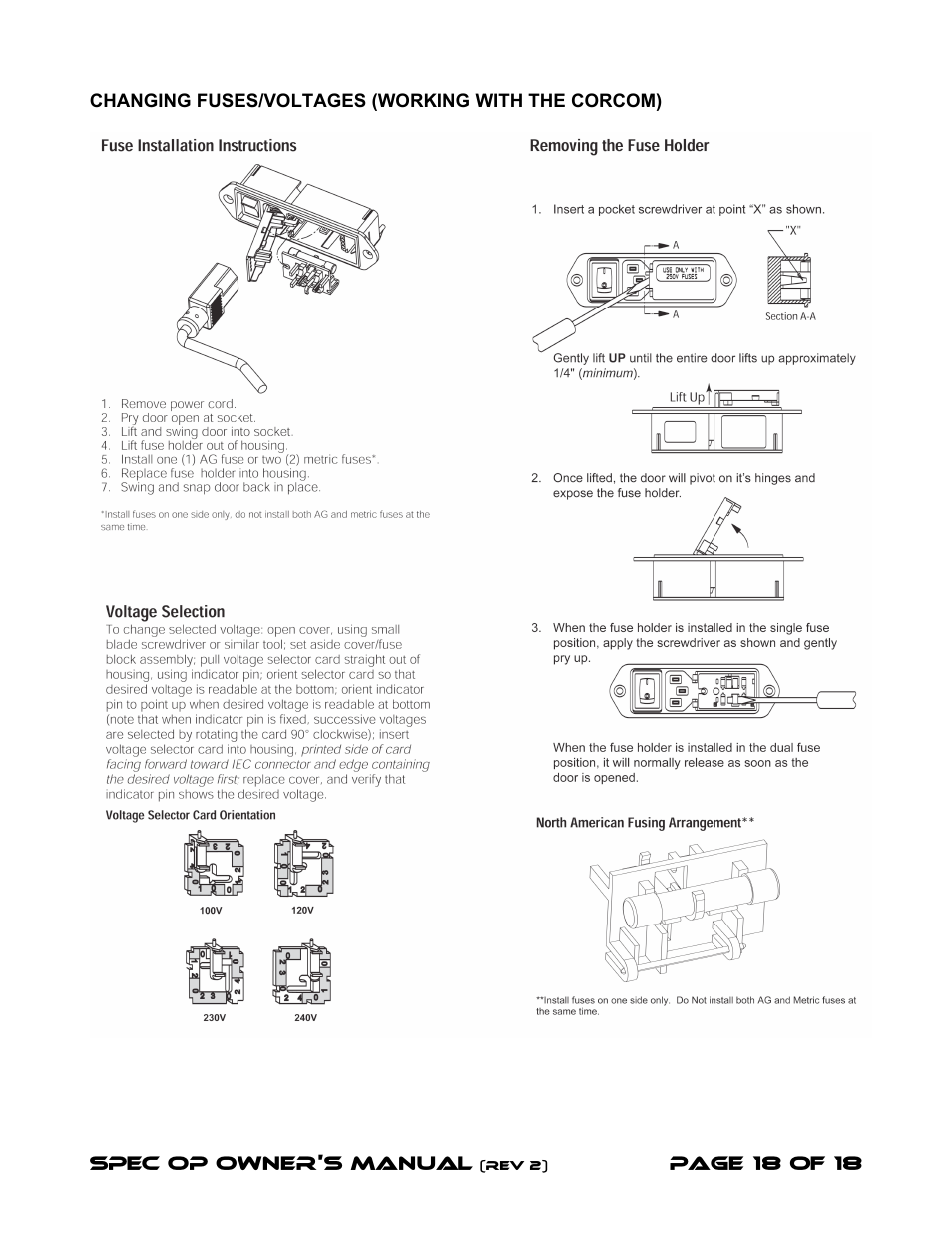 Diamond Amplification Spec Op User Manual | Page 21 / 22