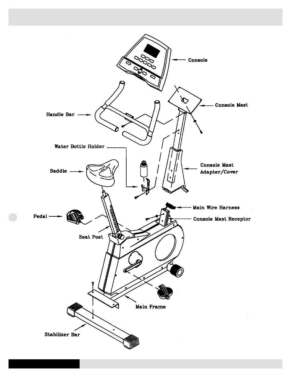 1100u assembly drawing | Diamondback Fitness 1100U User Manual | Page 4 / 24