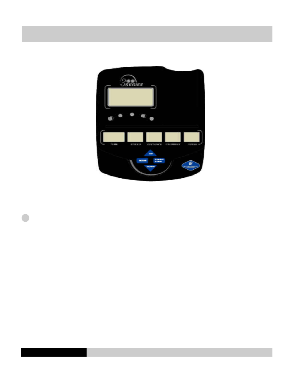 300 series console layout | Diamondback Fitness 300U User Manual | Page 14 / 22