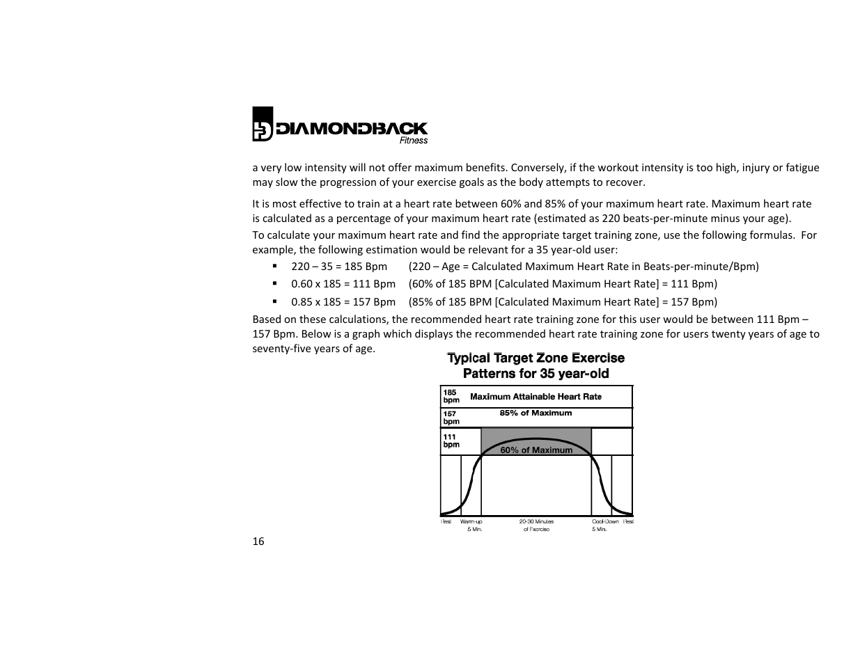 Diamondback 500ER User Manual | Page 16 / 40