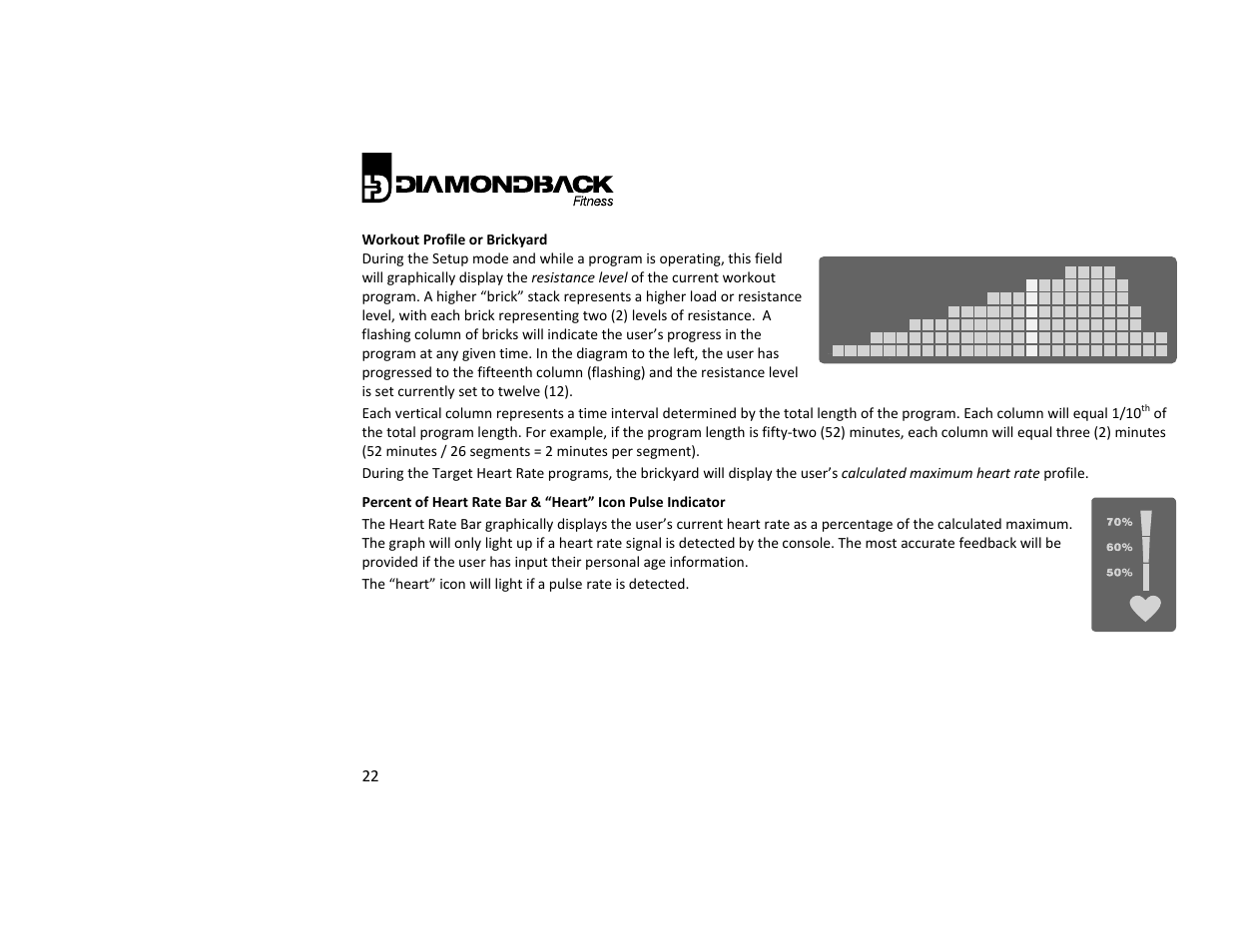 Diamondback Fitness 900Er User Manual | Page 22 / 52