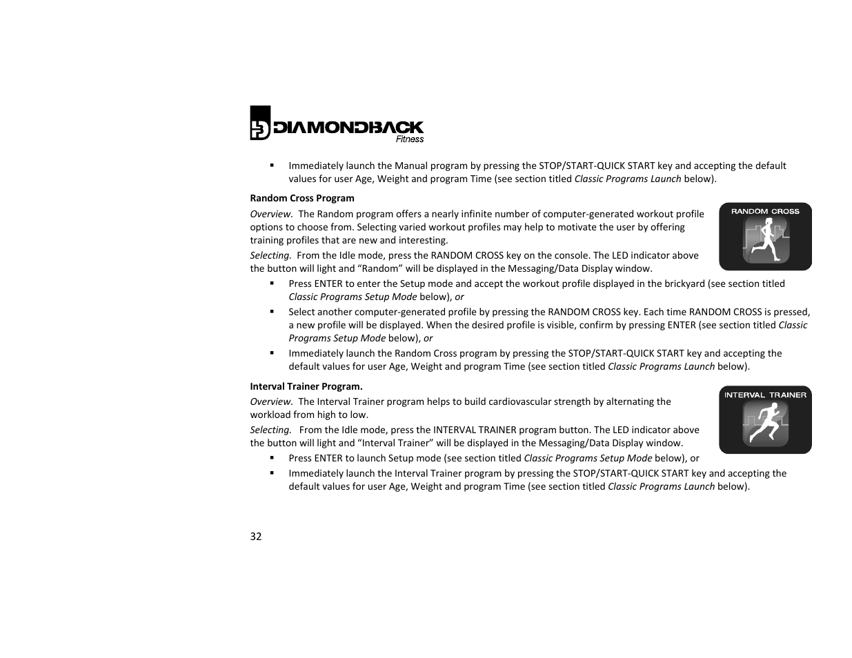 Diamondback Fitness 900Er User Manual | Page 32 / 52