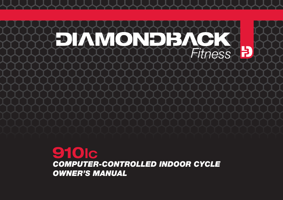 Diamondback Fitness 910Ic User Manual | 36 pages