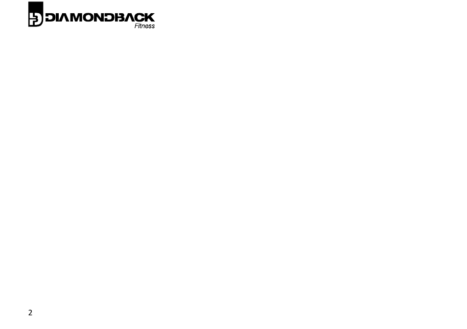 910ic owner's manual text 06oct10 | Diamondback Fitness 910Ic User Manual | Page 2 / 36