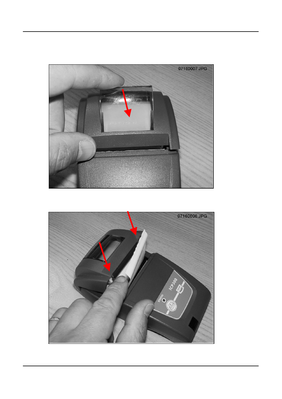 3 replacing the paper roll | Digi-Star ICP 300 User Manual | Page 5 / 14