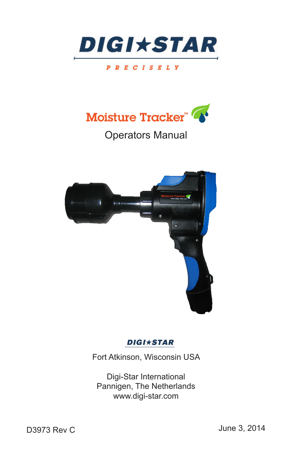 Digi-Star Moisture Tracker User Manual | 34 pages