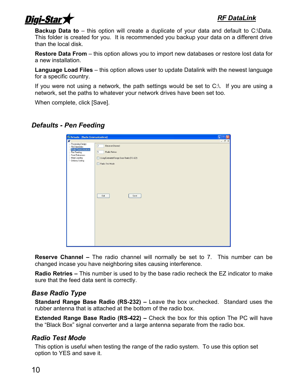 Digi-Star RF DataLink Operators Manual User Manual | Page 16 / 34
