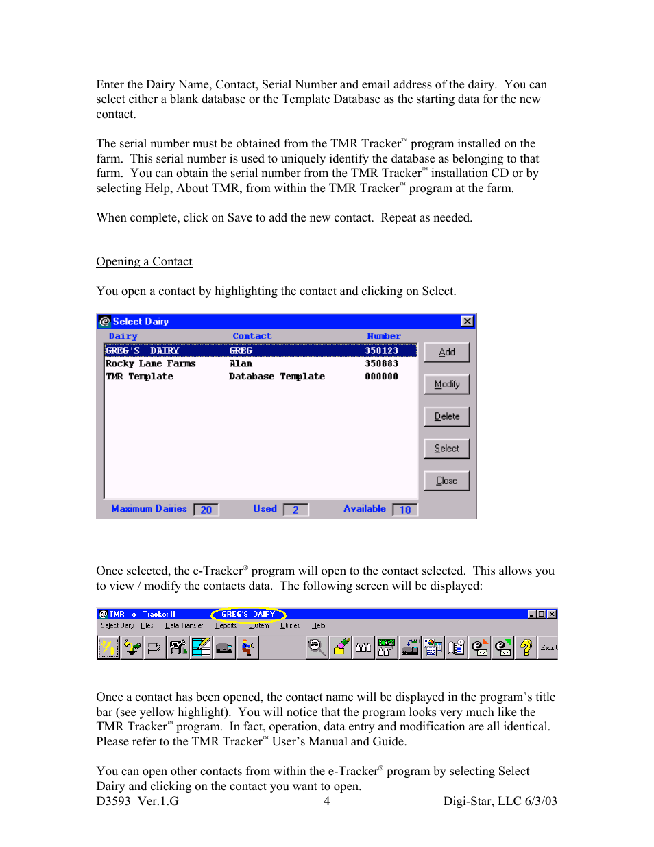Digi-Star e-Tracker II User Manual | Page 4 / 10