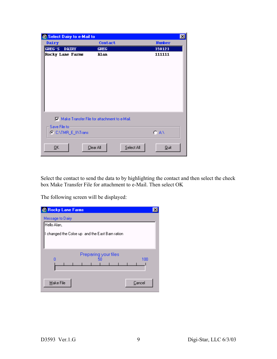 Digi-Star e-Tracker II User Manual | Page 9 / 10