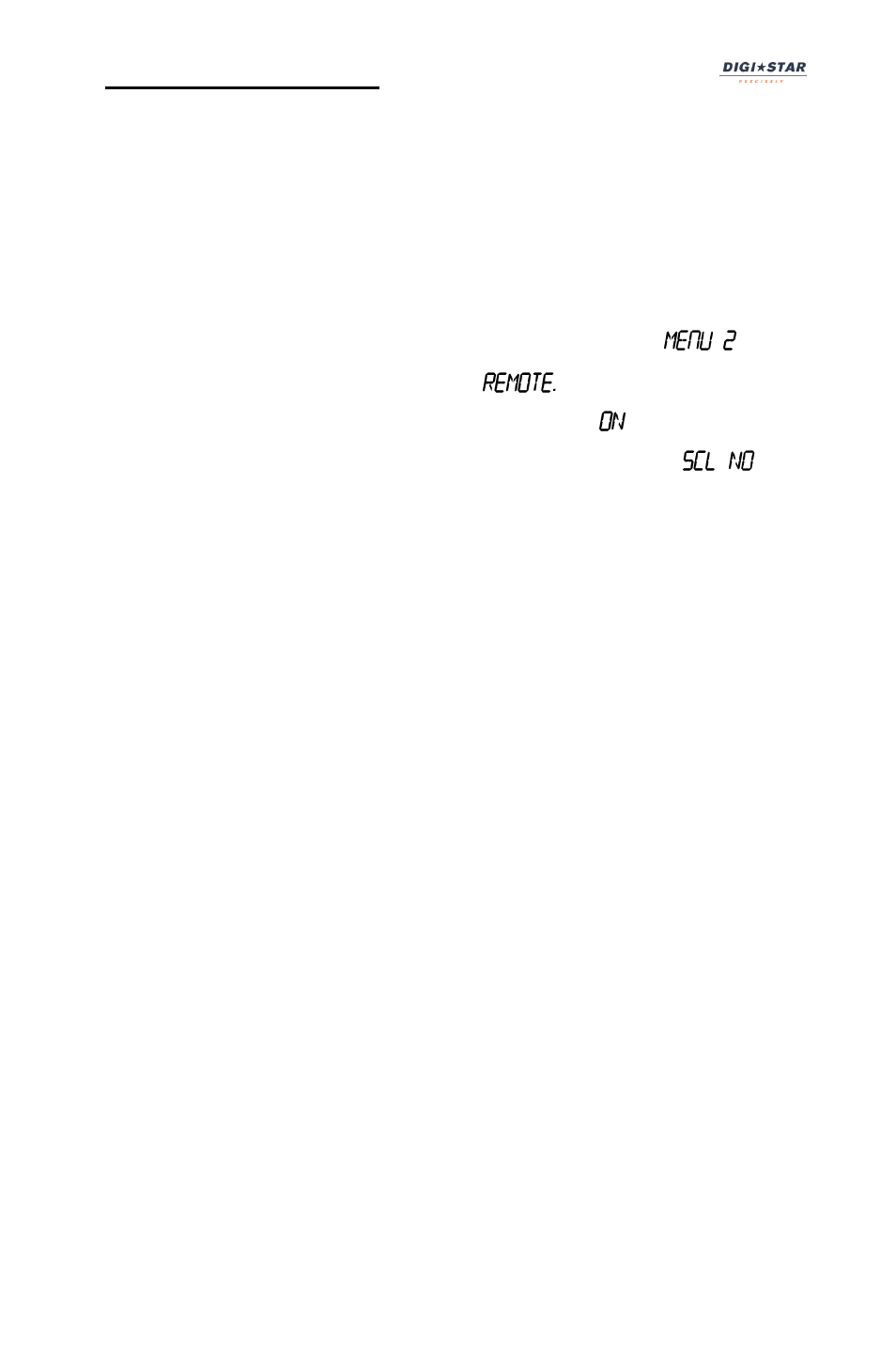 Operators manual | Digi-Star Cab Control 2.4 User Manual | Page 7 / 10