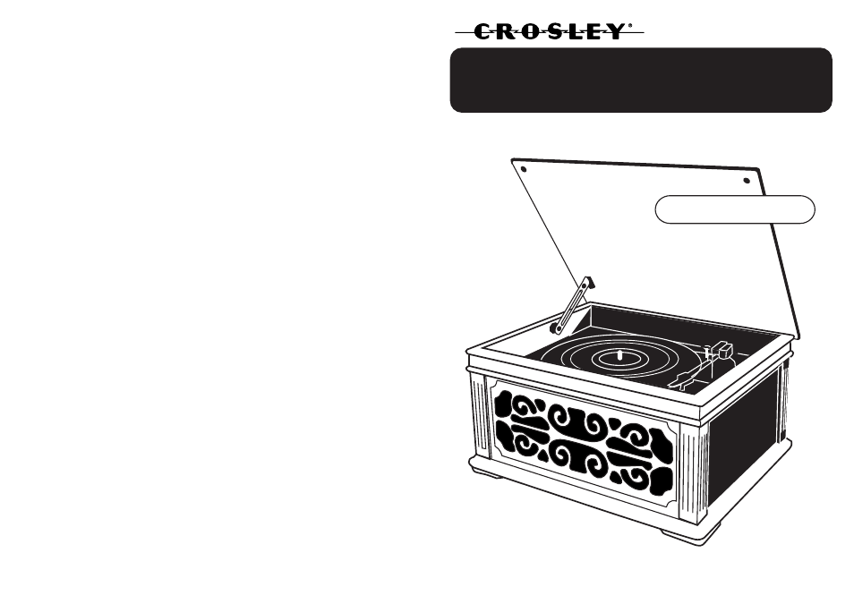 Crosley CR48 User Manual | 5 pages