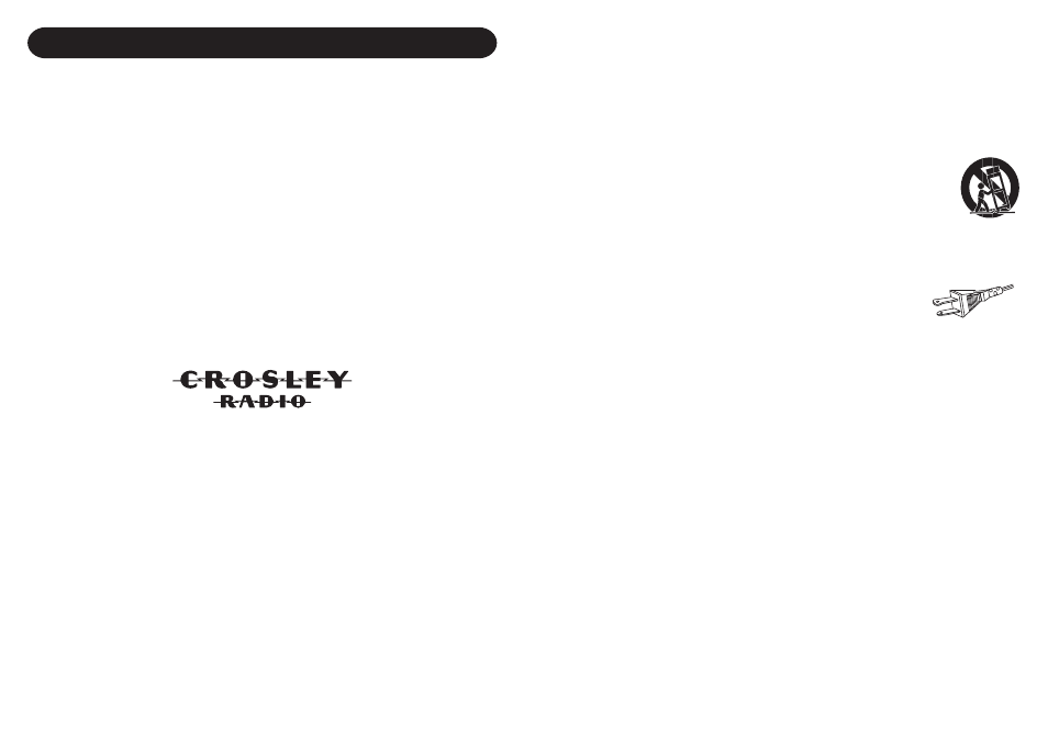 Important safety instruction, Warranty | Crosley CR48 User Manual | Page 2 / 5