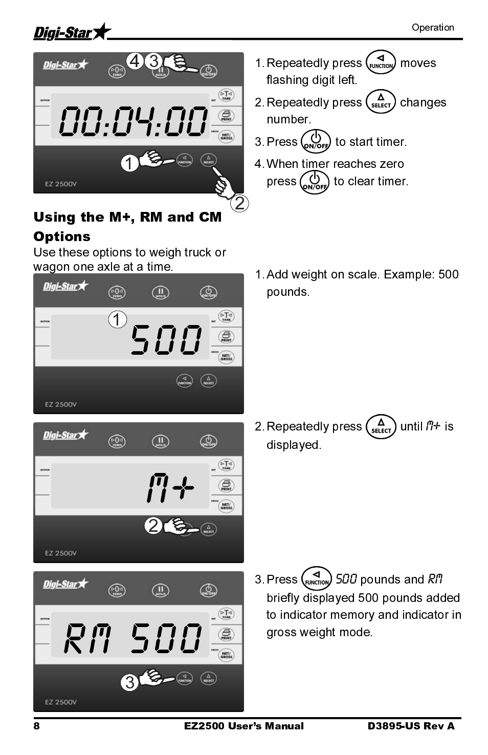 500 m, Rm 500 | Digi-Star EZ2500 User Manual | Page 12 / 26