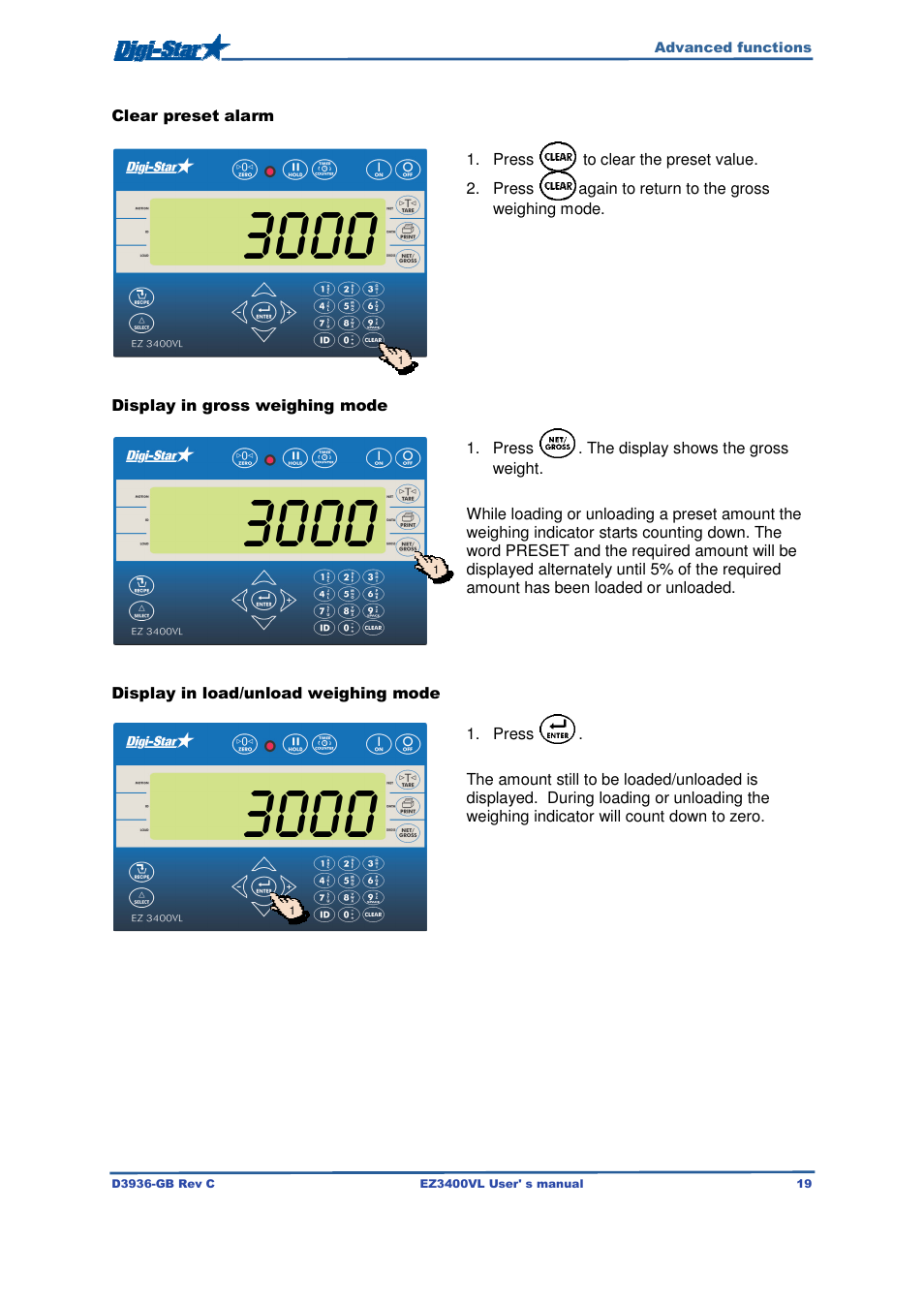 Digi-Star EZ3400VL User Manual | Page 19 / 33