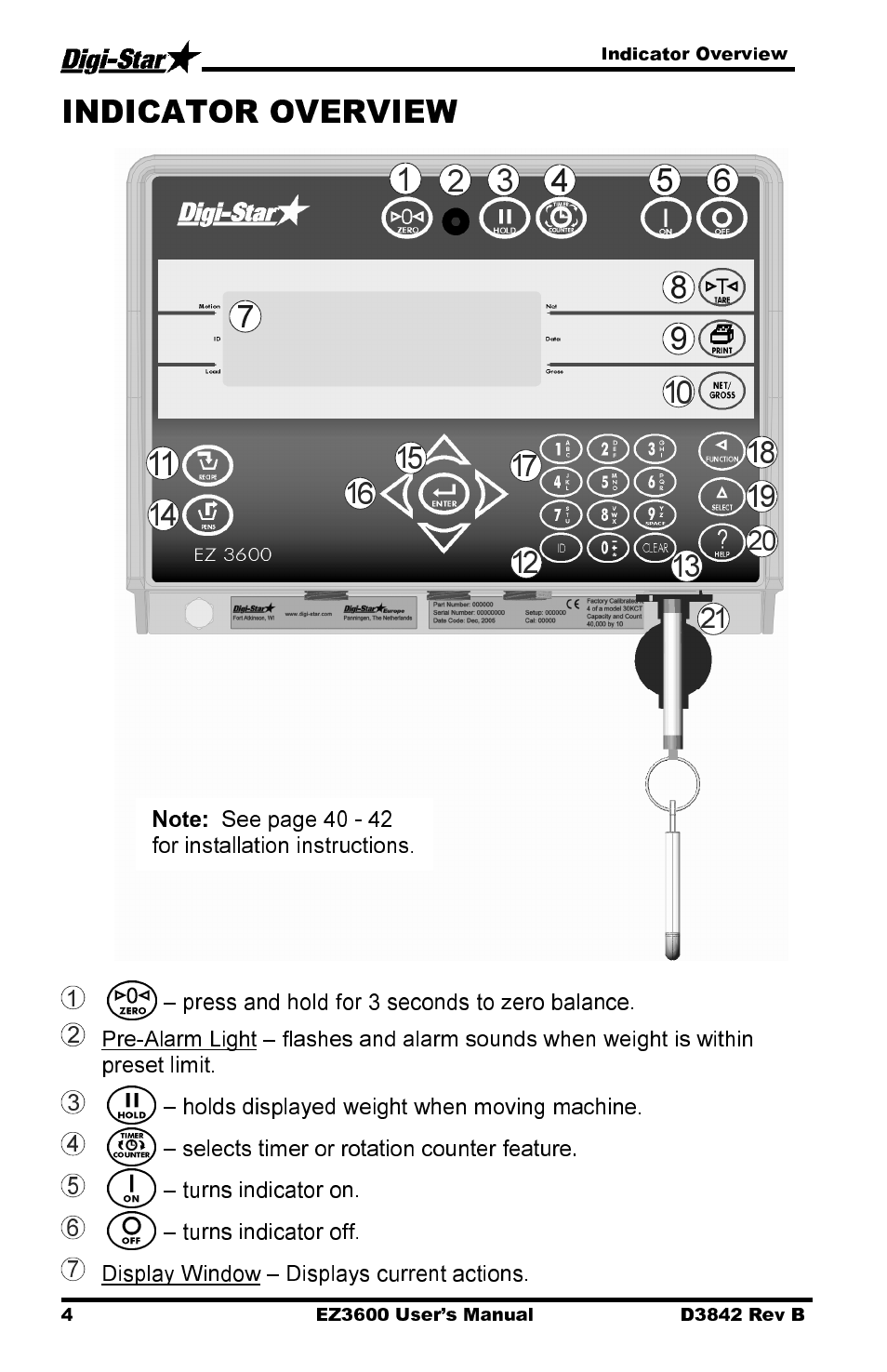 Digi-Star EZ 3600 USB Manual User Manual | Page 8 / 52