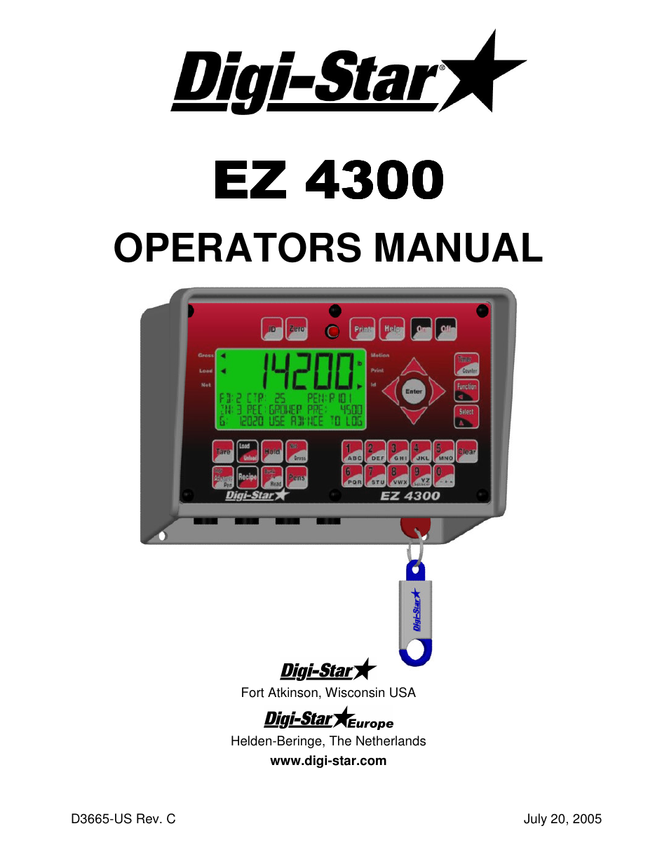 Digi-Star EZ4300 User Manual | 22 pages
