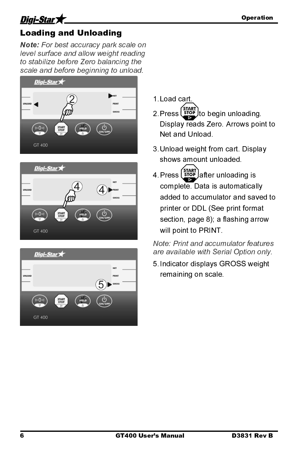 Digi-Star GT400 User Manual | Page 10 / 26