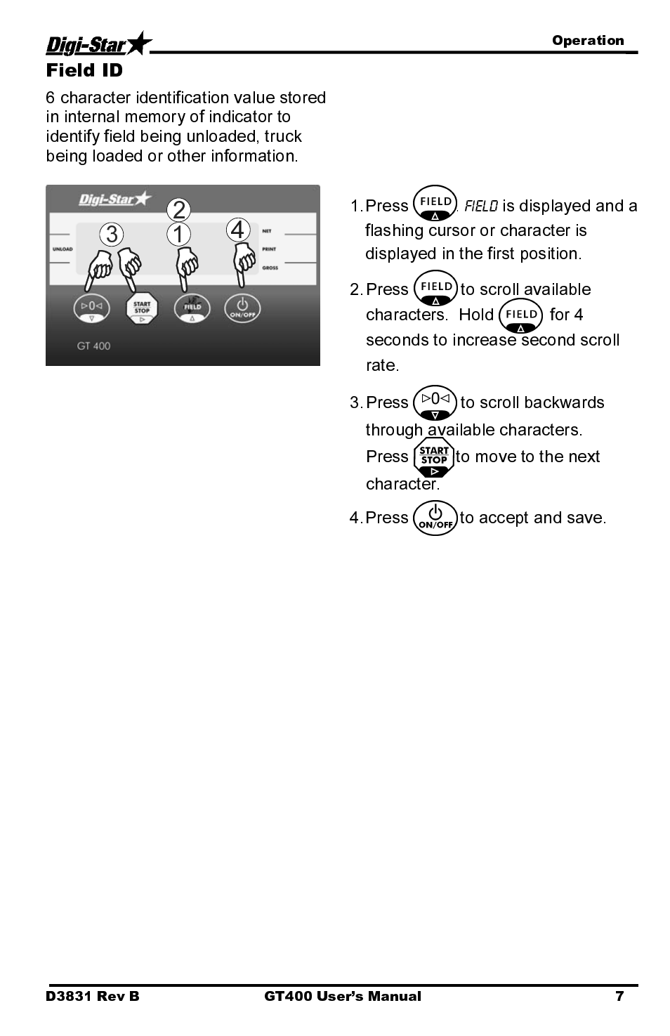 Digi-Star GT400 User Manual | Page 11 / 26