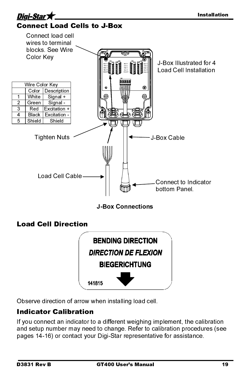 Digi-Star GT400 User Manual | Page 23 / 26