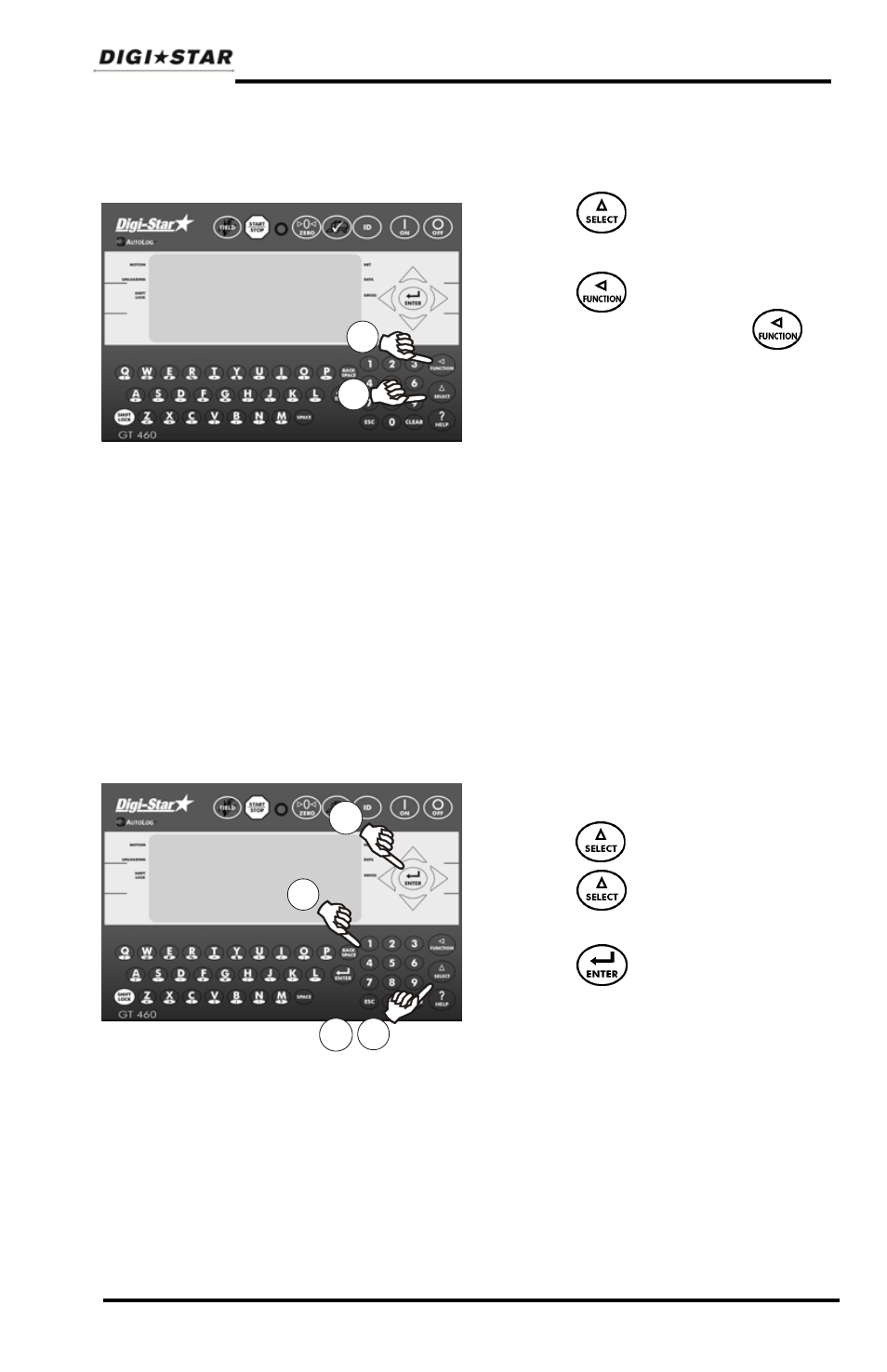 Optional settings, Backlight dimmer, Unload alarm | Digi-Star GT460 User Manual | Page 29 / 48