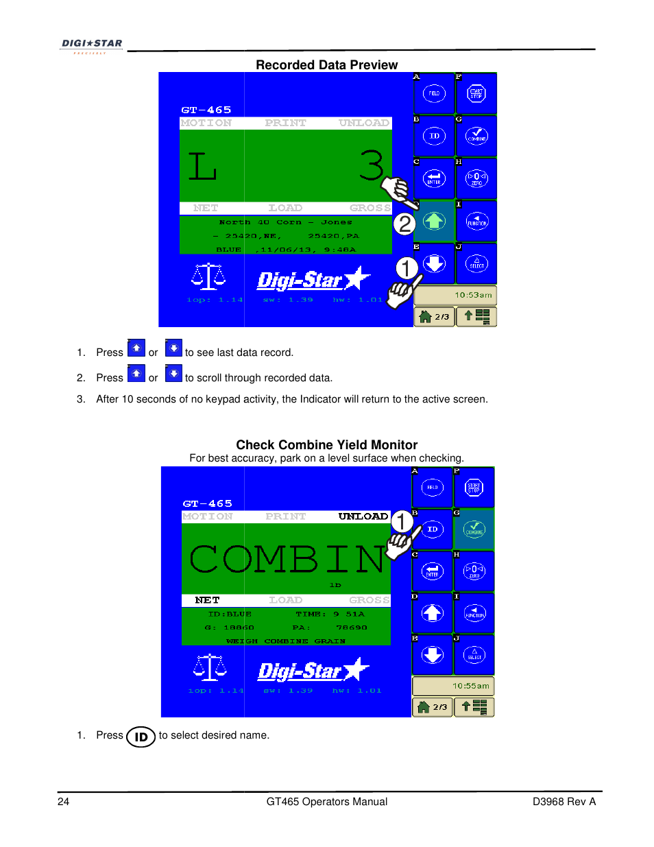 Digi-Star GT465 User Manual | Page 24 / 39
