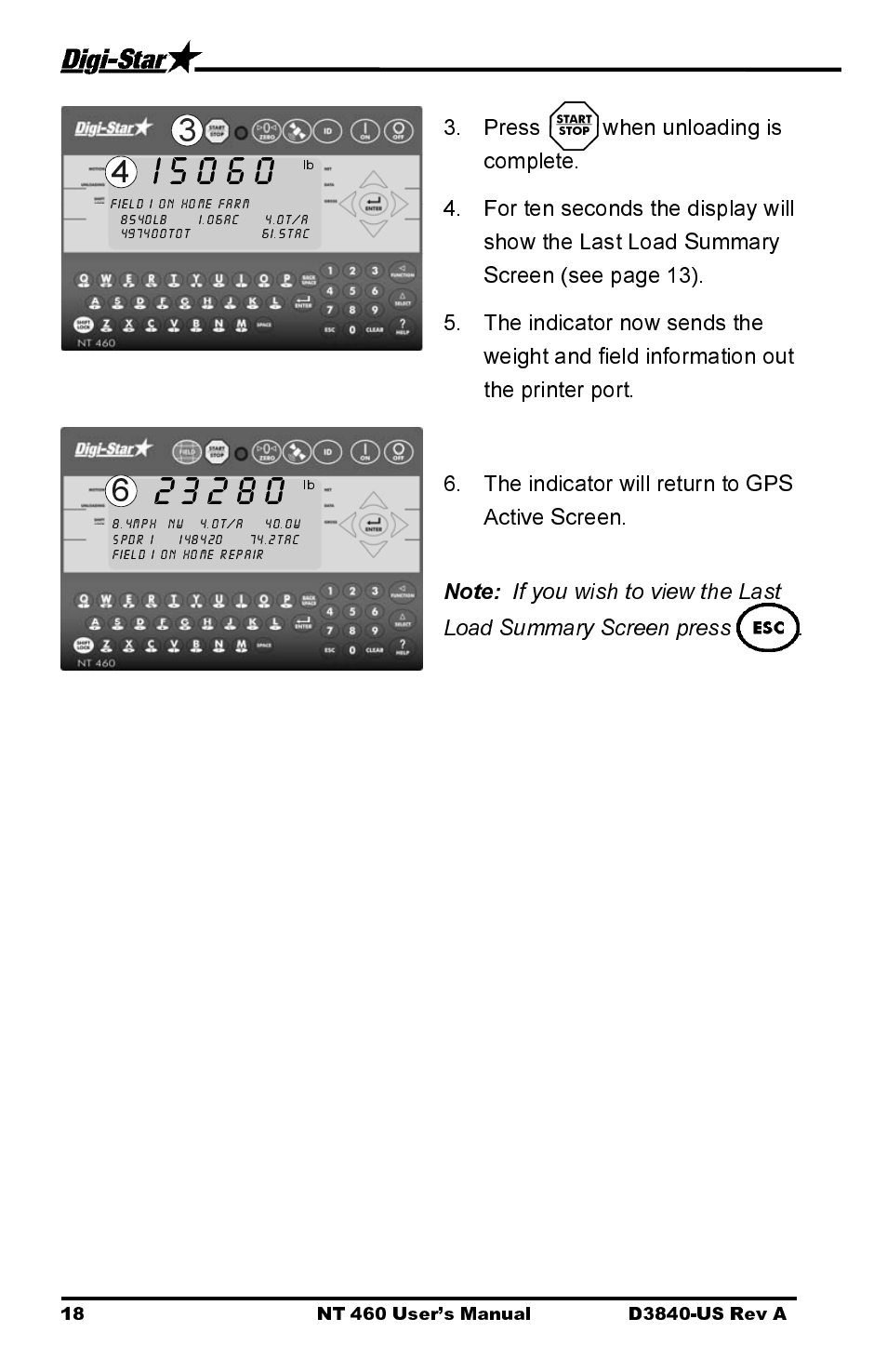 I 5 0 6 0 | Digi-Star NT 460 User Manual | Page 22 / 45